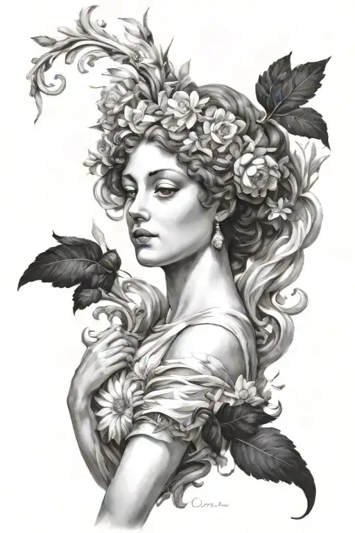 Euterpe Black And White Arm