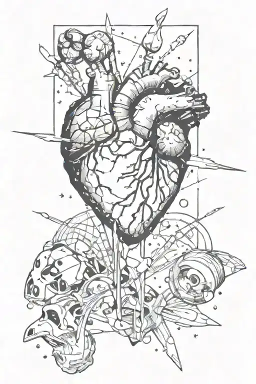 Broken Heart Around The Space