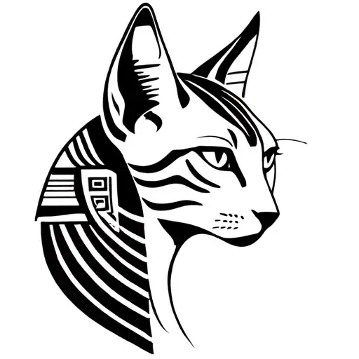 Bastet Egyptian Goddess Head