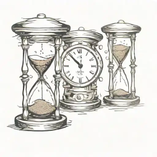 Hourglass Time Clock