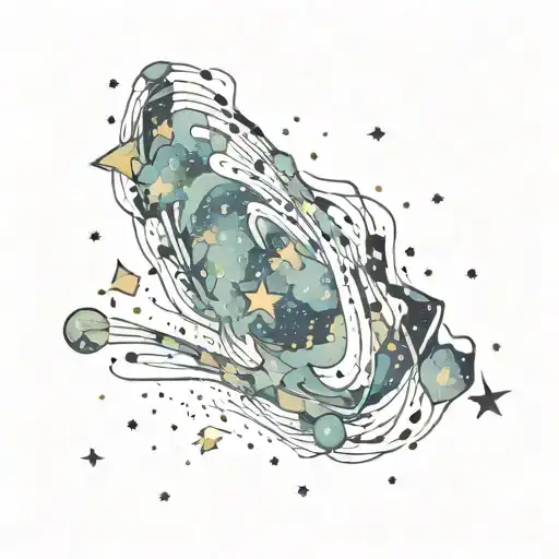 Galaxy Filled With Stars