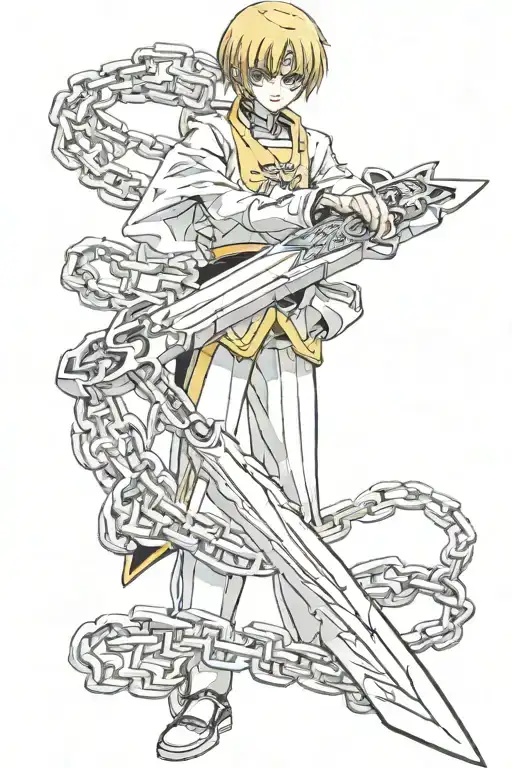 Judgement Chain Of Kurapika With Dagger