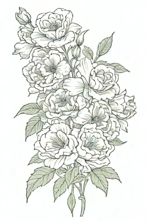 Birth Flowers April March June August October January