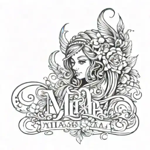 Hip Tattoo To Cover The Name Mia