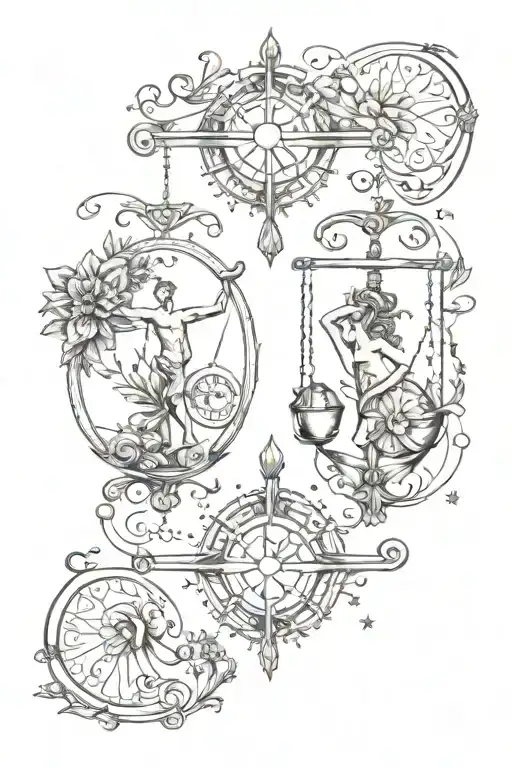 Horoscope Couple Tattoo About A Libra And An Aries