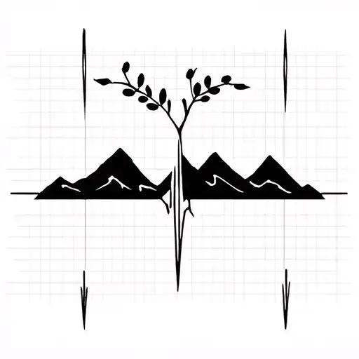 Vinyl Electrocardiogram Sea Mountain And Olives Branch