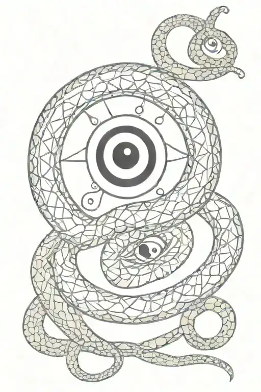 Evil Eye And Snake