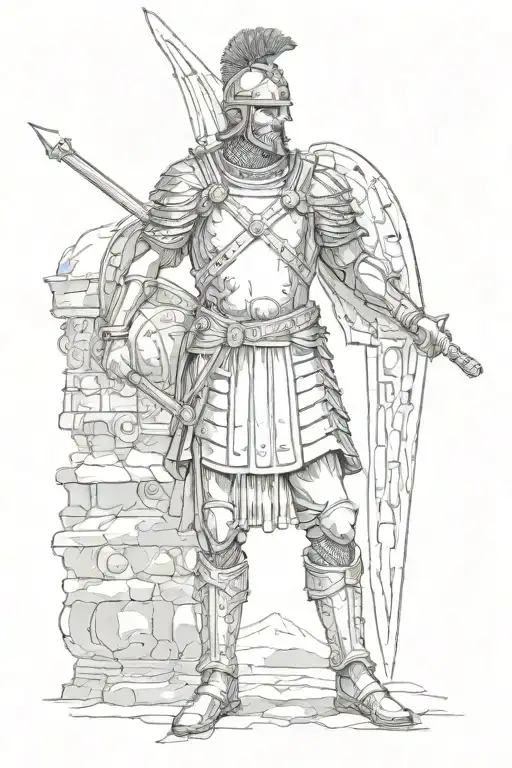 Cross God Roman Soldier