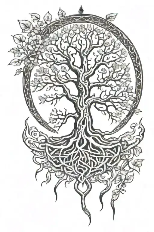 Yggdrasil Tattoo On Arm