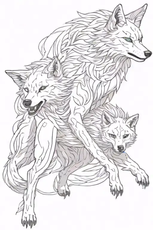 A Flying Wolf Name Tames