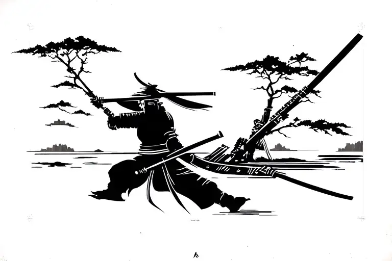 Samurai Leaving Home