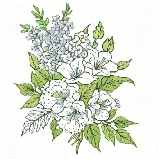 Birth Month Flower Bouquet October And December Birth Flower