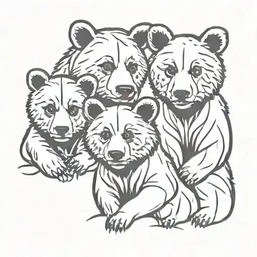 3 Bear Cubs