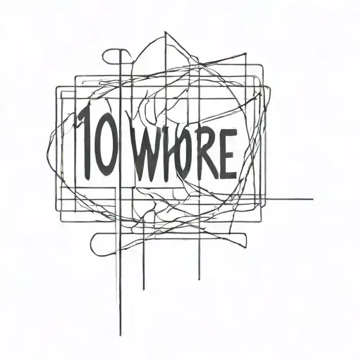 Creative Text For 10'S Whore