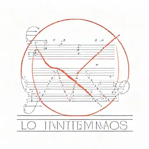 'Lo Intentamos' And A Red Line Around Each Letter