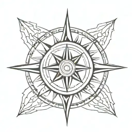 Fire Sun Compass
