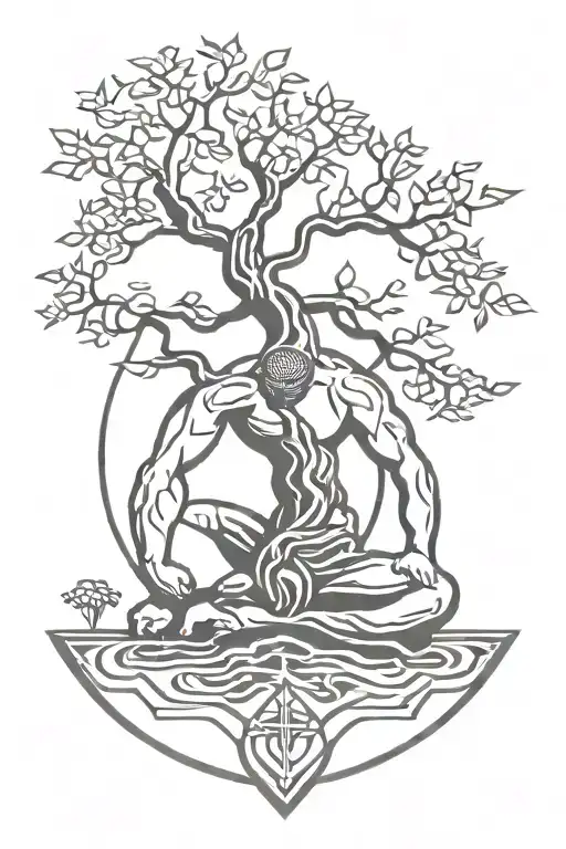 Brazilian Jiu Jitsu Tree Discipline Stoic