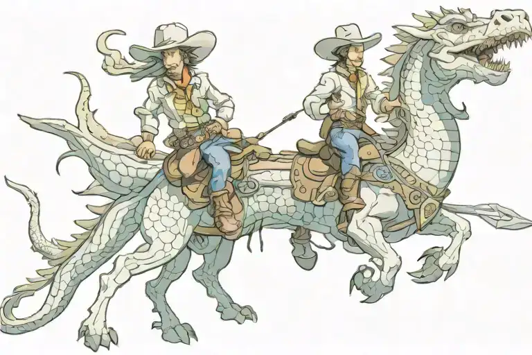 Cowboy Dragon Emerging