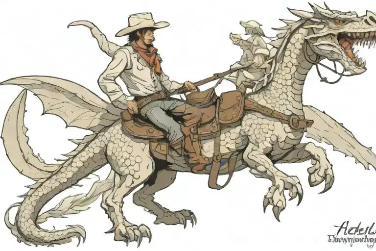 Cowboy Dragon Emerging
