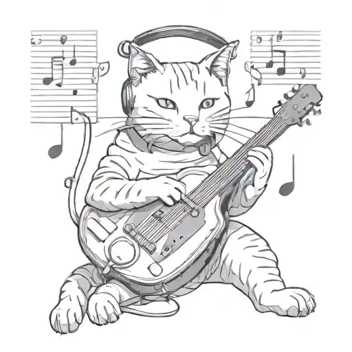 My Love For Cats Doing Something With Music