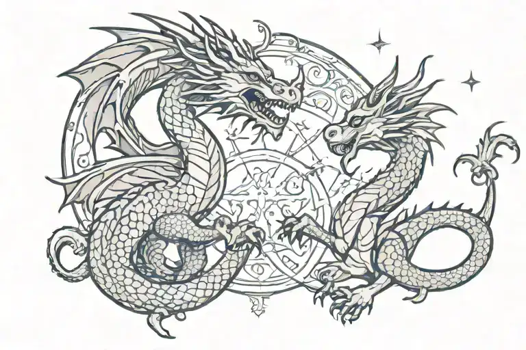 Dragon And Leo Zodiac Sign