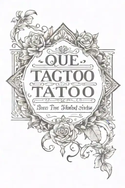 Quote Tattoo Inspired