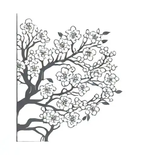 Cherry Blossom & Family Tree Growing