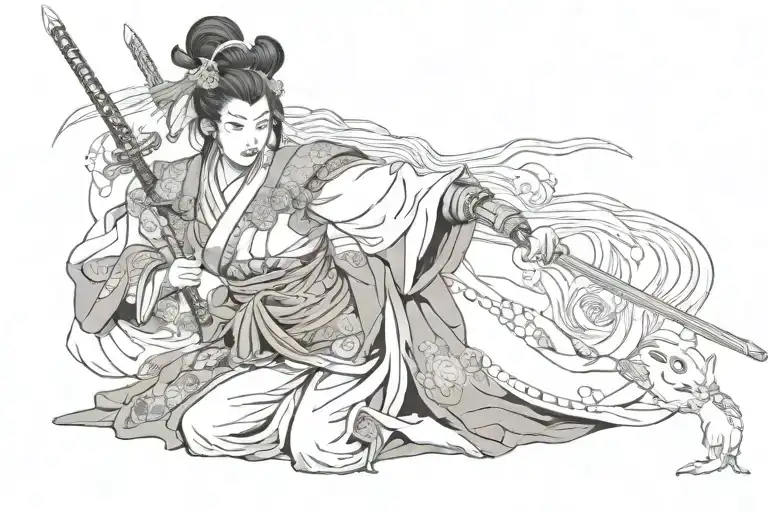 Japenese Warrior Woman