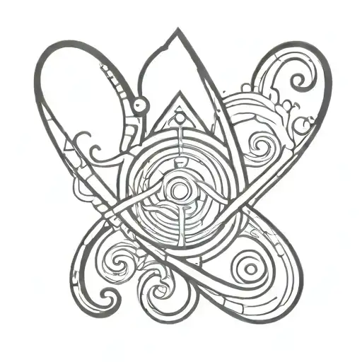 Aquarius And Gemini Sister Protection Symbol
