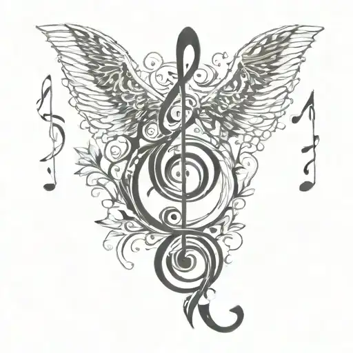 Make A Tattoo With Music And Mental Ilness And Drug Abuse