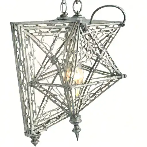 Aries Diamond Shaped Gothic Lantern