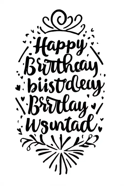 Kids Names And Birthday Tattoo Designs