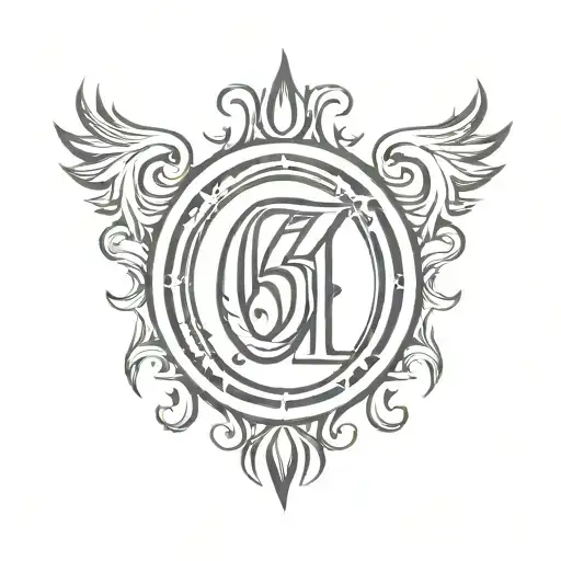Number 64 Gothic Style