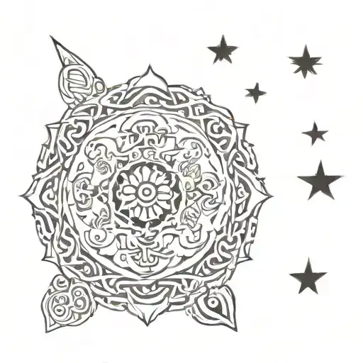Cook Island Patterns Representing Strength