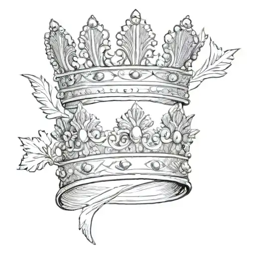 The Queen's Half-crown And Half A Crown King