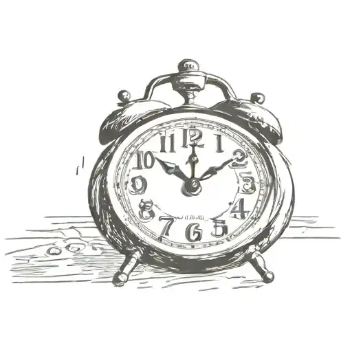 An Old Clock With The Date 1937-2024 On Top Of It With The Time Being Focused On 5 Am