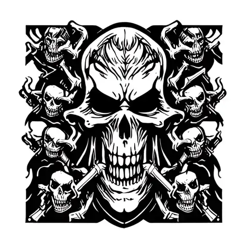 Lots Of Demons Arm Sleeve Undertaker