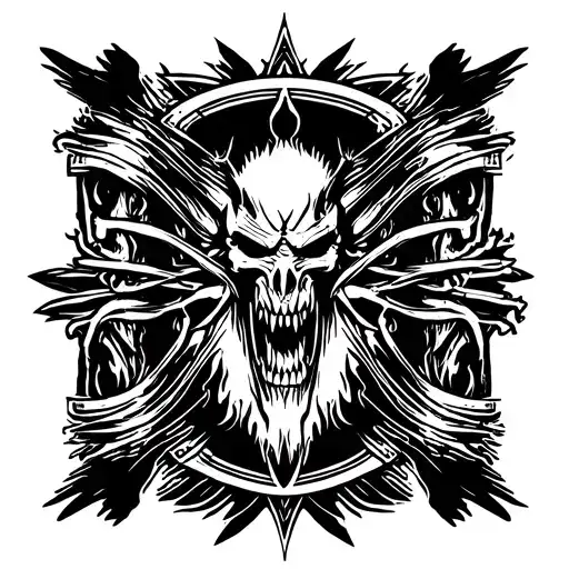 Lots Of Demons Arm Sleeve Undertaker