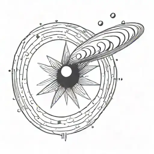 Black Hole Eating Star