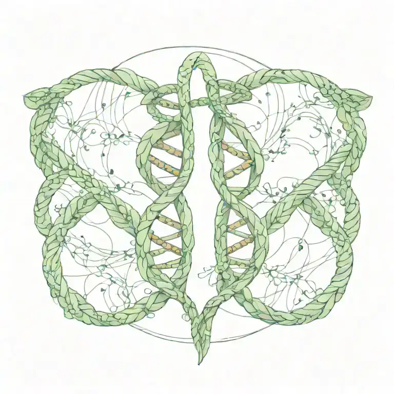 Caduceus Dna Intertwined