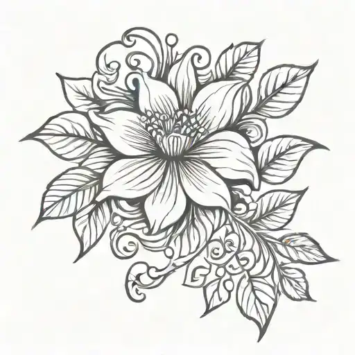 Delilah Flower Vine Wrapping