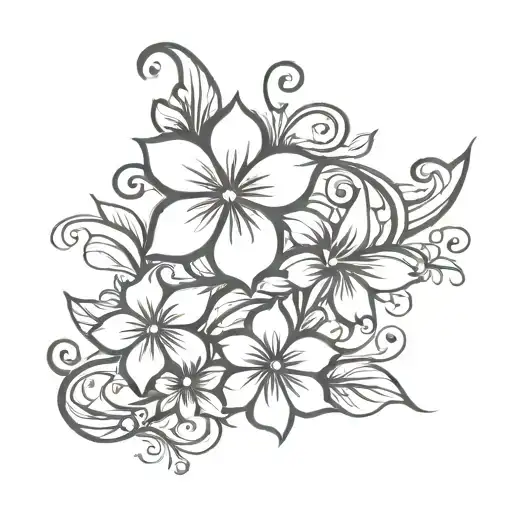 Delilah Flower Vine Wrapping