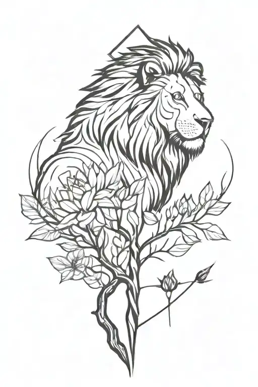 Lion Tree Lotus Tree Arrows