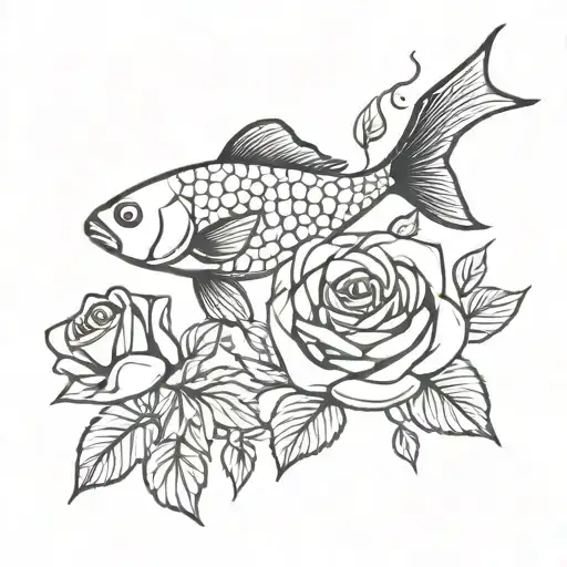 Coi Fish Roses