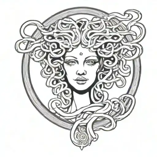 Medusa Tarot Card