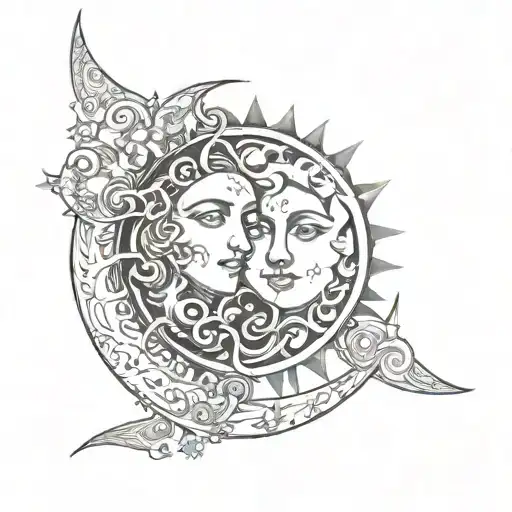 Sun & Moon Intertwined