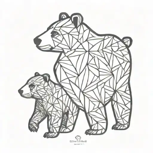 2 Grown Bear 1 Little Bear Holding