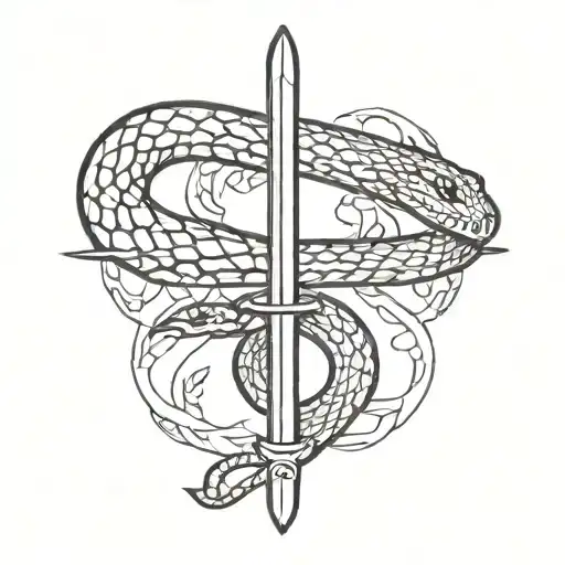 Snake On A Sword