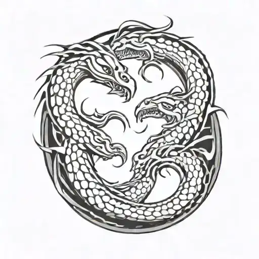 Twin Head Sea Serpent