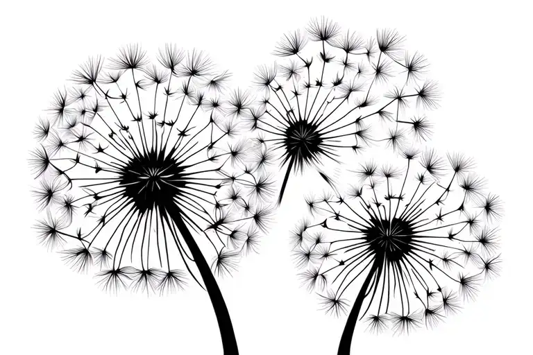 Dandelion Blowing